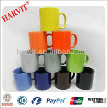 Canecas de cerâmica vidrada / copo de café por atacado / cor pura da grés Drinkware Caneca / copos de água da porcelana